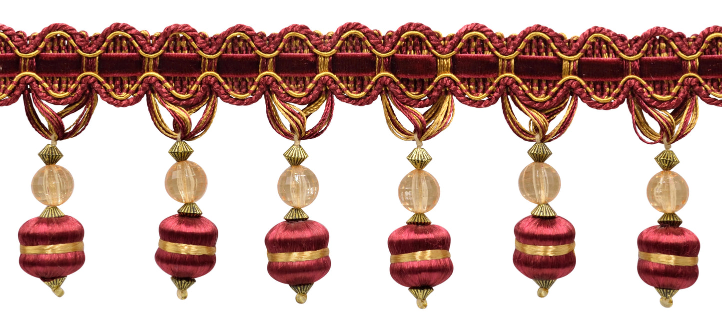#Color_Burgundy Gold Red Multicolor (Color# 1253)