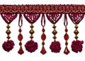 #Color_Burgundy Gold Red Multicolor (Color# 1253)