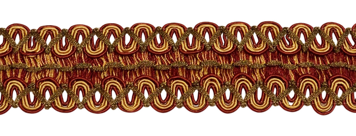 #Color_Burgundy Gold Red Multicolor (Color# 1253)