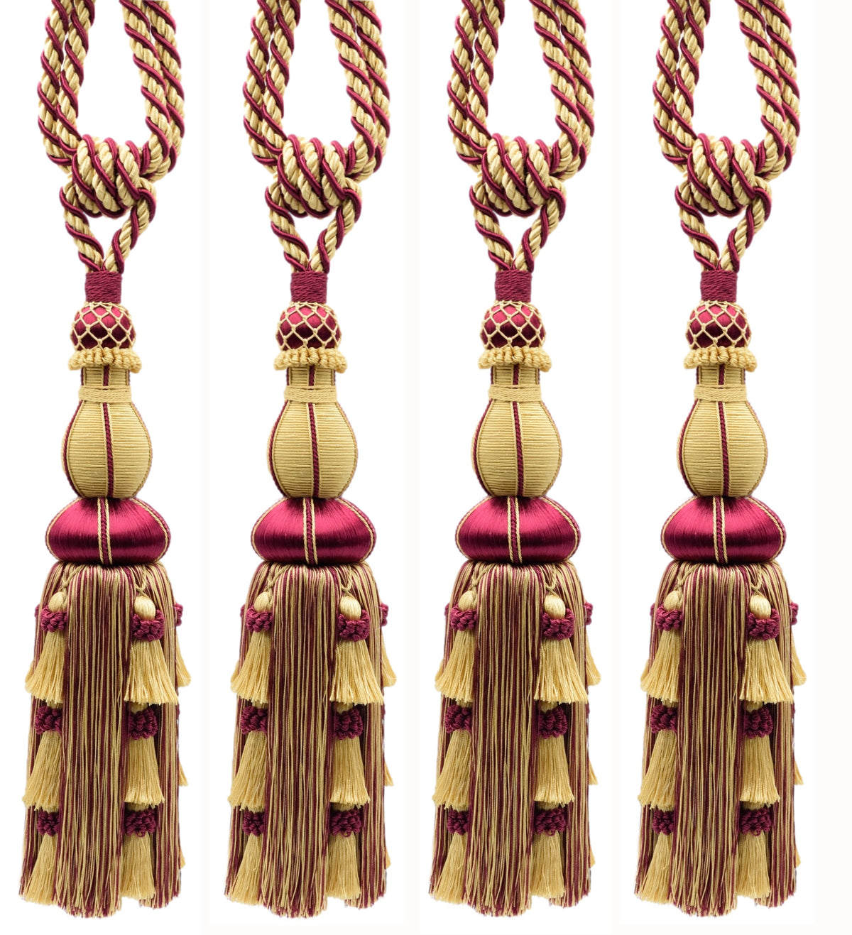 #Color_Burgundy Gold Red Multicolor (Color# 1253)